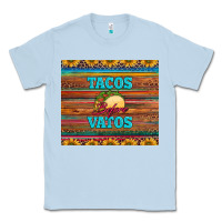 Dusty Blue tacos before vatos Classic Tee - BarkalooDesign