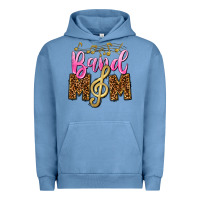 Pigment Pebble Blue Band Mom Mother's Day Urban Hoodie - CowGirlArtShop