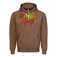Chestnut nana claus Zipper Hoodie - MaliasSmallBusiness