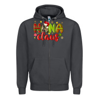 Smoke nana claus Zipper Hoodie - MaliasSmallBusiness