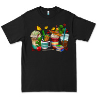 Black spanish teacher coffee cups Premium Tee - AdoDesignShop