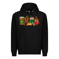Black Tacos Coffee Cups Premium Hoodie - texasbilliewilder