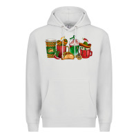 Dove Grey Tacos Coffee Cups Premium Hoodie - texasbilliewilder