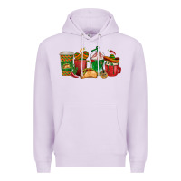 Lilac Tacos Coffee Cups Premium Hoodie - texasbilliewilder