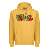 Mustard Tacos Coffee Cups Premium Hoodie - texasbilliewilder