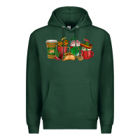 Sports Green Tacos Coffee Cups Premium Hoodie - texasbilliewilder