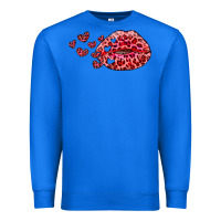 True Royal kiss with leopard and hearts Premium Sweatshirt - RanaPortraitStore