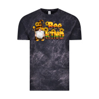 Cloud Black western bee kind gnomes bee honey sunflowers leopard serape Vintage Tee - Artiststas