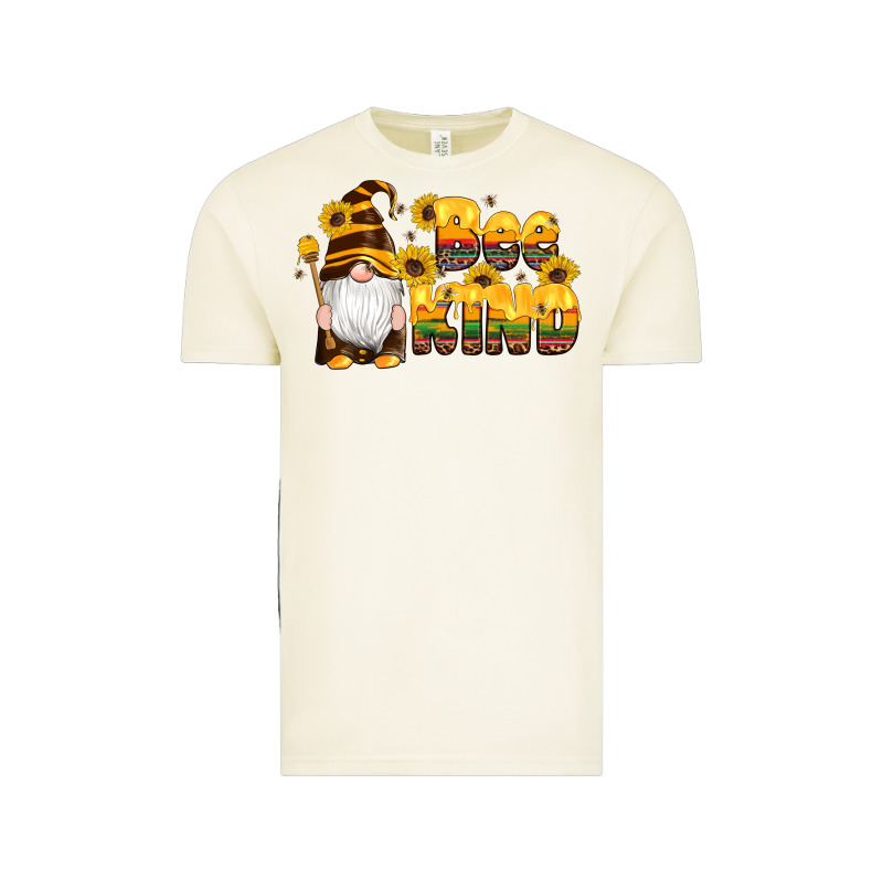 Western Bee Kind Gnomes Bee Honey Sunflowers Leopard Serape Vintage Tee by Artiststas | Teevron