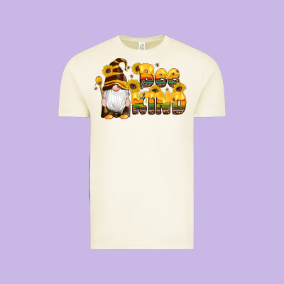 Western Bee Kind Gnomes Bee Honey Sunflowers Leopard Serape Vintage Tee Designed By Artiststas