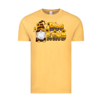 Vintage Mustard western bee kind gnomes bee honey sunflowers leopard serape Vintage Tee - Artiststas