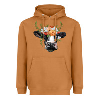 Meerkat holstein cow head Heavyweight Hoodie - BarkalooDesign