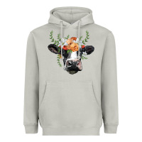 Moon Dust holstein cow head Heavyweight Hoodie - BarkalooDesign