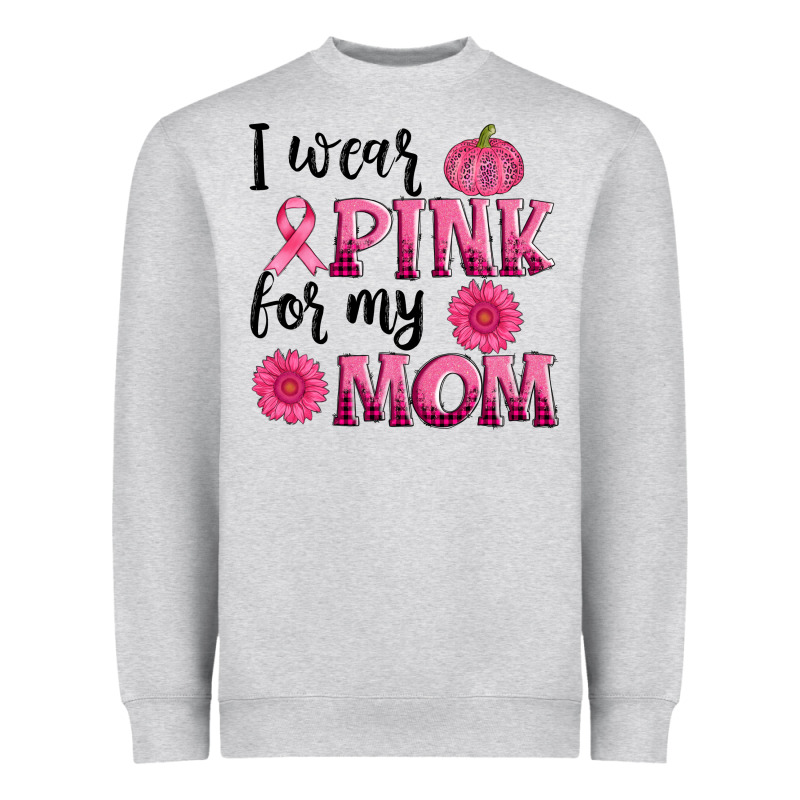 I Wear Pink For My Mom Sunlower And Pumpkin Heavyweight Sweatshirt by AdoDesignShop | Teevron