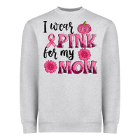 Heather Grey i wear pink for my mom sunlower and pumpkin Heavyweight Sweatshirt - AdoDesignShop