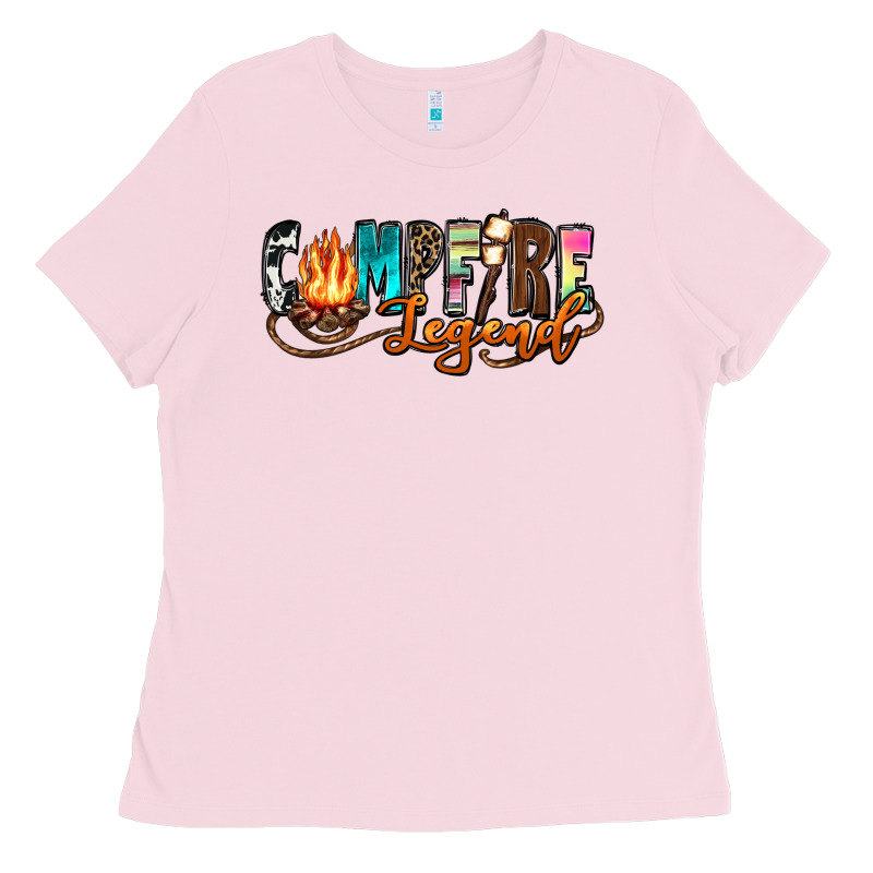 Campfire Legend Ladies Tee by Zillion Design Studio | Teevron