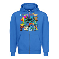 True Royal leveled up pre k Zipper Hoodie - NancyCooperArtShop