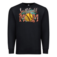 Black Softball Mom Premium Sweatshirt - Bettercallsaul