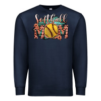 Navy Softball Mom Premium Sweatshirt - Bettercallsaul