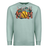 Seafoam Softball Mom Premium Sweatshirt - Bettercallsaul