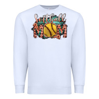White Softball Mom Premium Sweatshirt - Bettercallsaul