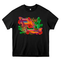 Black mexico map Heavy Core Tee - Zillion Design Studio