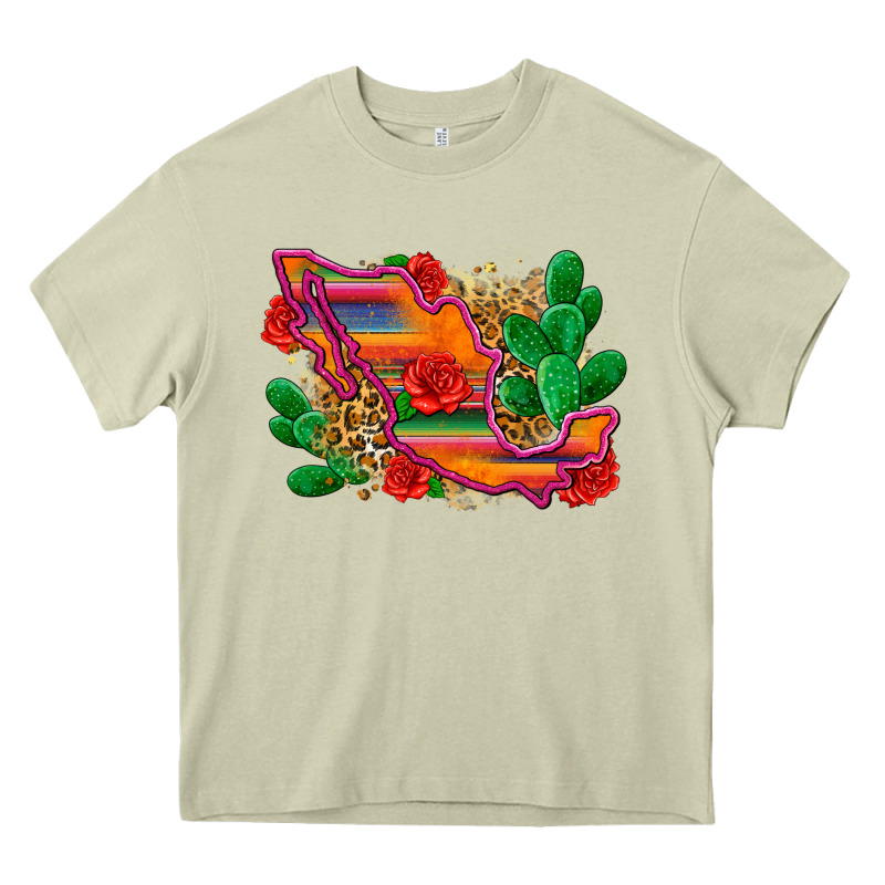 Mexico Map Heavy Core Tee by Zillion Design Studio | Teevron