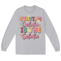 Moon Dust staying delulu is the solulu Long Sleeve Tee - MaliasSmallBusiness