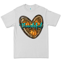 Dove Grey thankful pumpkin heart Premium Tee - RanaPortraitStore