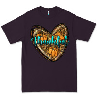 Plum thankful pumpkin heart Premium Tee - RanaPortraitStore