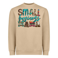 Mushroom small business mama leopard turquoise aztec serape cowhide Heavyweight Sweatshirt - Artiststas