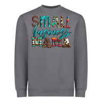 Storm small business mama leopard turquoise aztec serape cowhide Heavyweight Sweatshirt - Artiststas