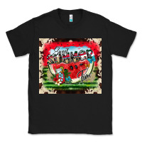 Black Sweet Summer Time Classic Tee - CowhideDigitalArt