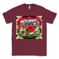 Burgundy Sweet Summer Time Classic Tee - CowhideDigitalArt
