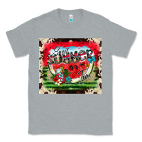 Heather Grey Sweet Summer Time Classic Tee - CowhideDigitalArt
