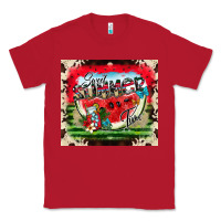 Red Sweet Summer Time Classic Tee - CowhideDigitalArt