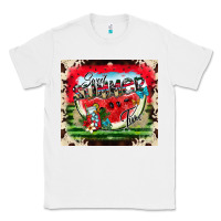 White Sweet Summer Time Classic Tee - CowhideDigitalArt
