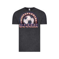Vintage Black soccer rainbow Vintage Tee - JahusDesignShop