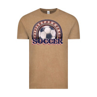 Vintage Coffee soccer rainbow Vintage Tee - JahusDesignShop
