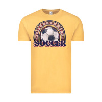 Vintage Mustard soccer rainbow Vintage Tee - JahusDesignShop