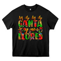 Black ay ay ay ay canta y no llores Heavy Core Tee - Zillion Design Studio