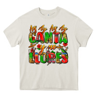 Cream ay ay ay ay canta y no llores Heavy Core Tee - Zillion Design Studio