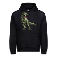 Black T-rex Urban Hoodie - HowdyJamesFarm
