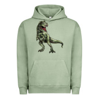 Pigment Oil Green T-rex Urban Hoodie - HowdyJamesFarm