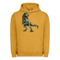 Pigment Peanut Butter T-rex Urban Hoodie - HowdyJamesFarm