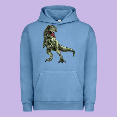 T-rex Urban Hoodie Designed By Howdyjamesfarm