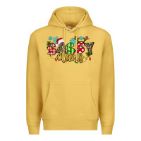 Antique Gold Sassy Claus Premium Hoodie - texasbilliewilder