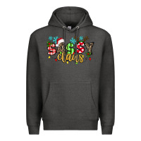 Charcoal Heather Sassy Claus Premium Hoodie - texasbilliewilder