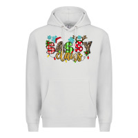 Dove Grey Sassy Claus Premium Hoodie - texasbilliewilder