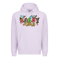 Lilac Sassy Claus Premium Hoodie - texasbilliewilder